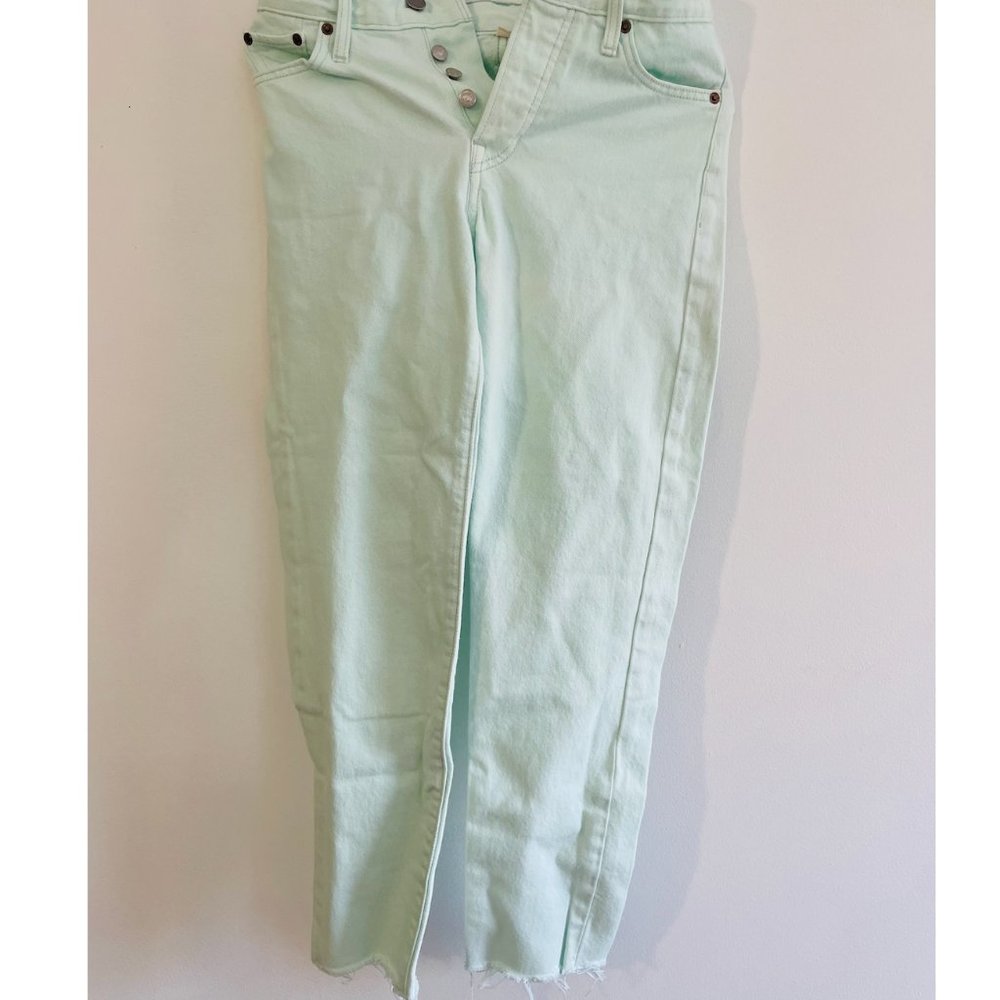 levi's light teal jeans